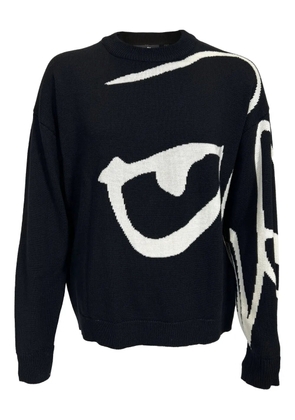 Haculla The Face cotton sweater - Black