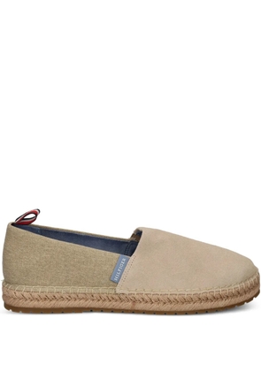 Tommy Hilfiger suede-leather espadrilles - Neutrals