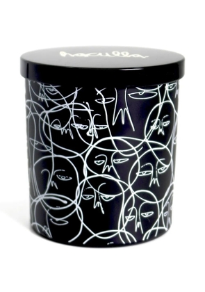 Haculla graphic face-print candle - Black