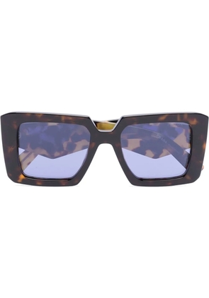 Prada Eyewear tortoiseshell-effect sunglasses - Brown