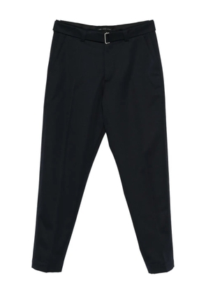 Low Brand buckled tapered trousers - Blue