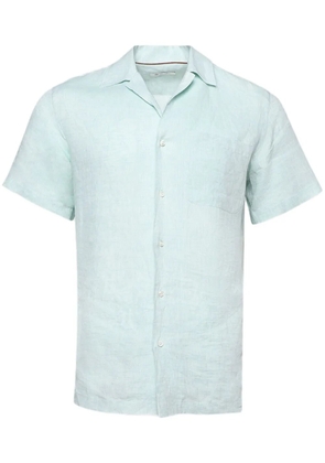 Loro Piana Tindaro semi-sheer shirt - Blue