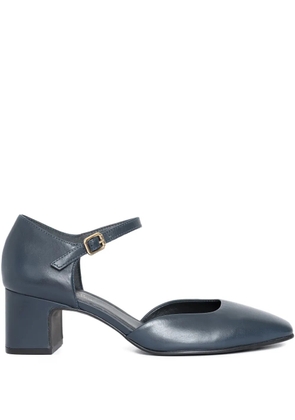 Sarah Chofakian 50mm Fiber pumps - Blue