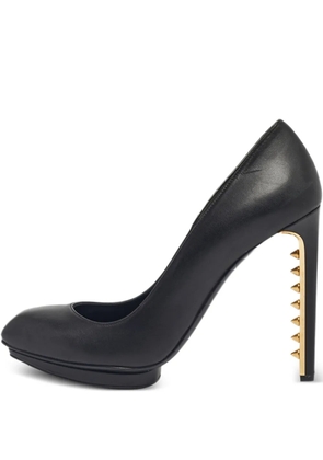 Alexander McQueen Pre-Owned leather spike-heel pumps - Black