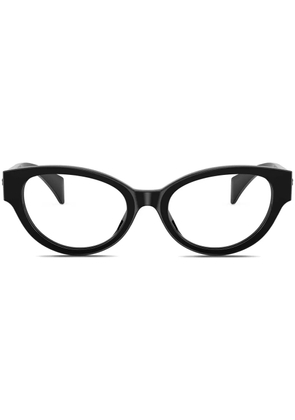 Versace Eyewear Medusa-plaque glasses - Black