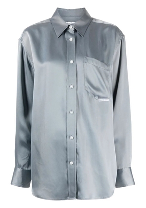 Alexander Wang Boyfriend long-sleeve shirt - Blue