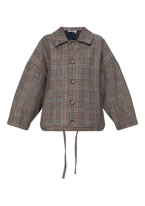 AVAVAV plaid buttoned jacket - Grey