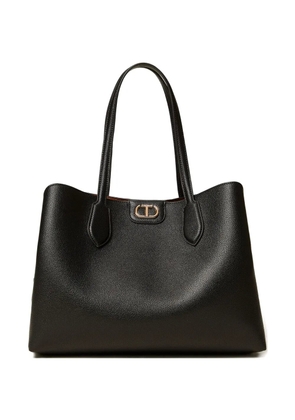 TWINSET zip-fastening double-handle tote bag - Black