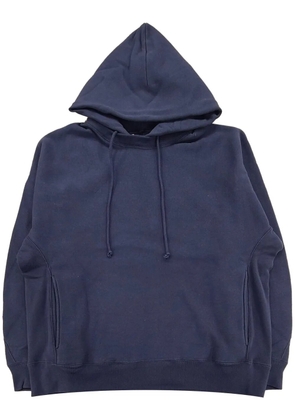 N.HOOLYWOOD x Champion logo-embroidered hoodie - Blue
