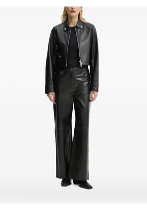 STAND STUDIO zip-fastening popper-detail jacket - Black