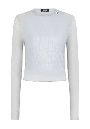 GCDS Rouches top - Silver
