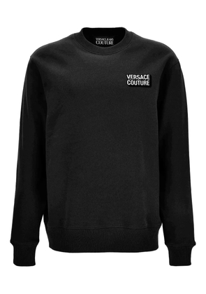Versace Jeans Couture logo-patch sweatshirt - Black