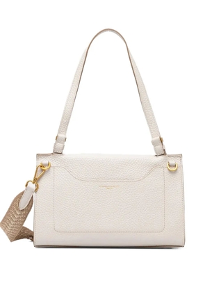 GIANNI CHIARINI Nicle leather shoulder bag - White