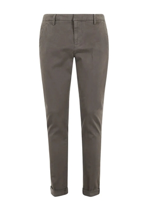 DONDUP cuffed-hem chinos - Grey
