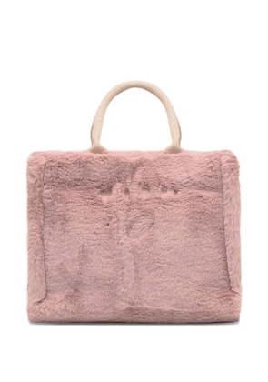 Marni faux-fur tote bag - Pink