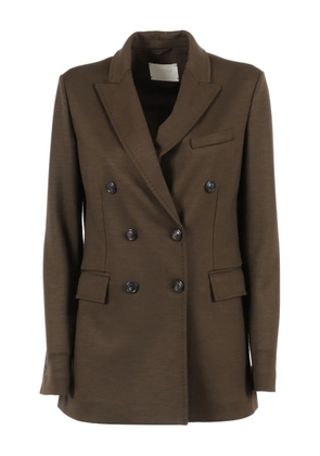 Circolo 1901 double-breasted long-sleeve jacket - Brown