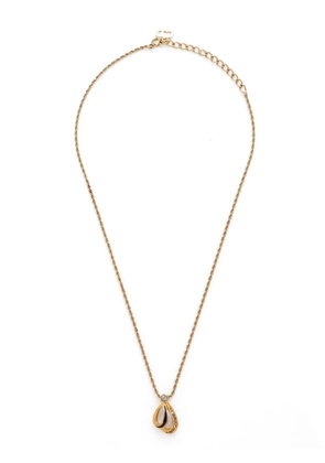 Christian Dior Pre-Owned rhinestone-embellished necklace - Gold