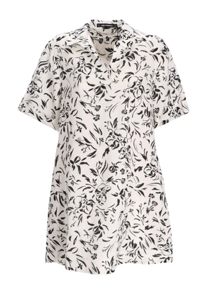 Karl Lagerfeld floral-print mini dress - White
