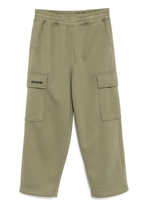 izzue Logo sweatpants - Green