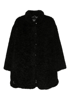Emporio Armani single-breasted coat - Black