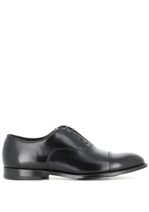 Doucal's leather Oxford shoes - Black