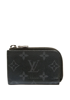 Louis Vuitton Pre-Owned 2020 Monogram Eclipse zip wallet - Black