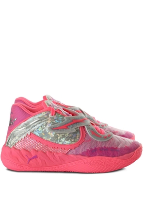 PUMA wing-embellished sneakers - Pink