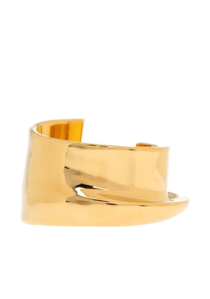Jacquemus curved gold bracelet - Yellow