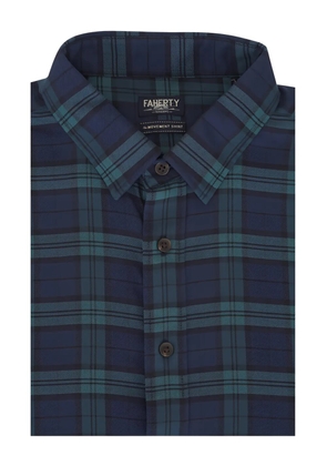FAHERTY Movement™ plaid-check shirt - Blue