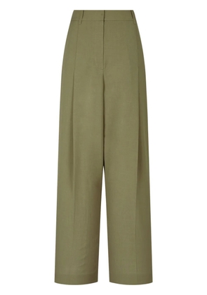 TOMBOY pleat-detail trousers - Green