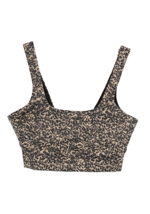 Varley cheetah-print sports bra - Neutrals