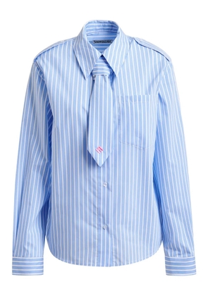 Essentiel Antwerp stripe-pattern shirt - Blue