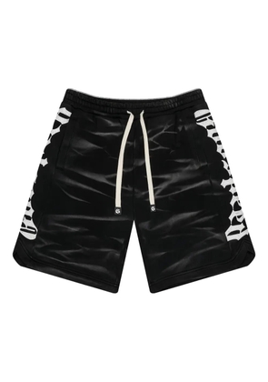 GODSPEED skeleton courtside shorts - Black