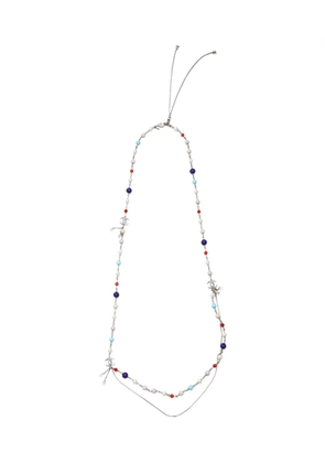 CHANEL Pre-Owned 2012 CC Mark Pearl Long necklace - Silver