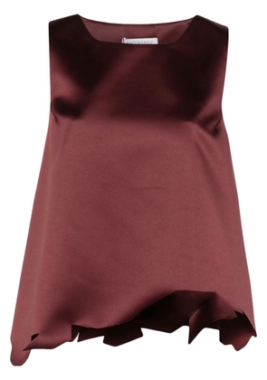 Viktor & Rolf raw-cut hem top - Red