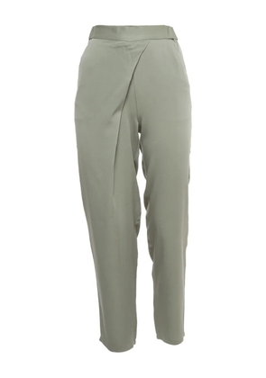Armani Vintage wrap detail trousers - Green