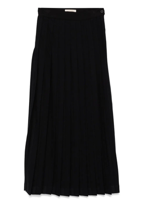 Gentry Portofino pleated maxi skirt - Black