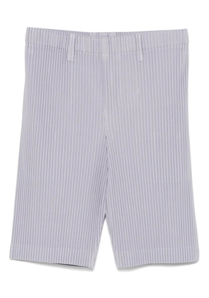 Homme Plissé Issey Miyake plissé shorts - Grey