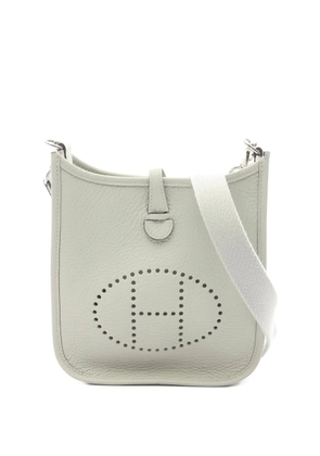 Hermès Pre-Owned 2023 Evelyn TPM Vert Fizz perforated mini bag - Green