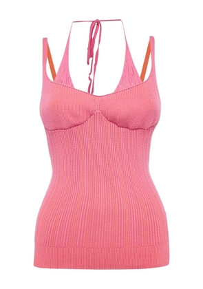 Jacquemus Pre-Owned La Maille Valensole tank top - Pink