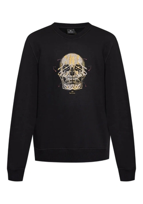 PS Paul Smith Painted Skull-print sweatshirt - Black