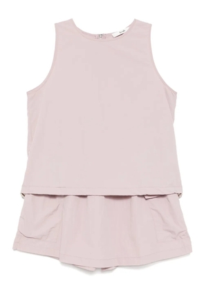 b+ab sleeveless top and skorts set - Purple
