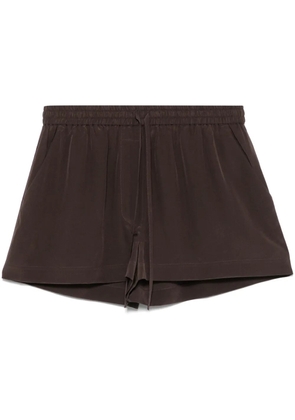 P.A.R.O.S.H. silk shorts - Brown