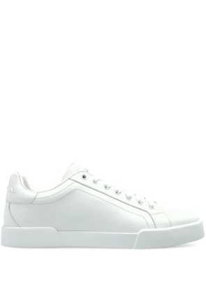 Dolce & Gabbana leather sneakers - White