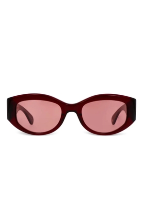 Garrett Leight oval-frame sunglasses - Red