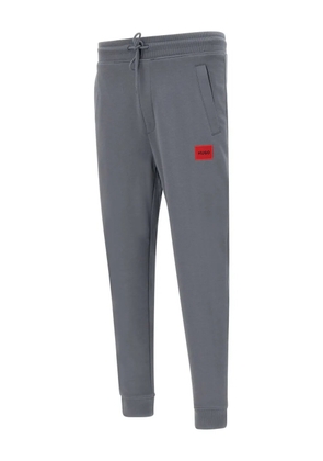 HUGO logo-patch track pants - Grey