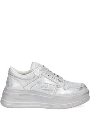 Miss Sixty leather platform sneakers - Grey