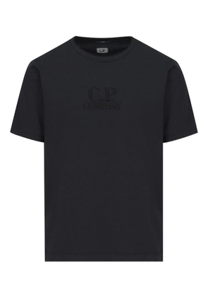C.P. Company embroidered-logo T-shirt - Black