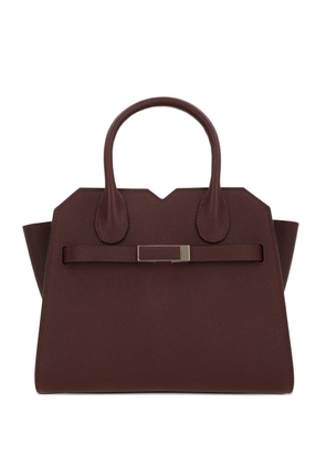 Valextra mini Milano leather tote bag - Red