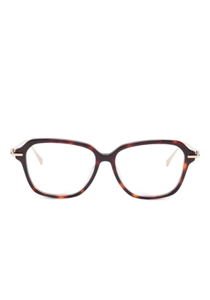 Megane and Me Unity rectangle-frame glasses - Gold